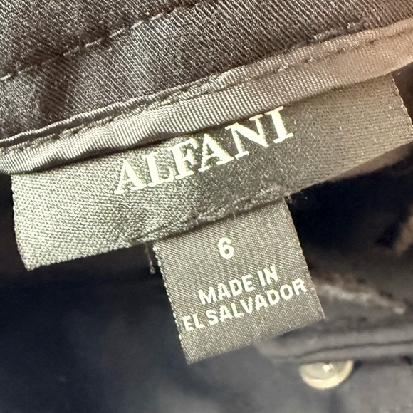 Alfani Black Women's Trousers dress work pant size 6 - Picture 6 of 9